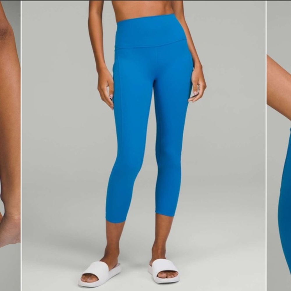 NWT Lululemon Size 14 Align High-Rise Pant 25” pockets Poolside PLSI